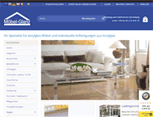 Tablet Screenshot of moebel-glanz.de